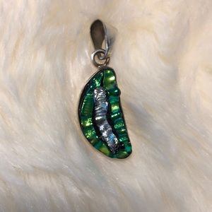 Charles Albert Glass Pendant